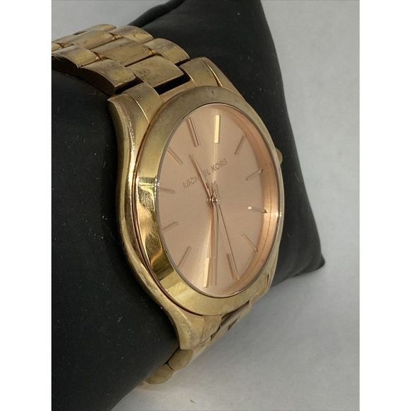 Michael Kors MK3197 Women's Stainless Steel Analog Rose Dial Quartz Watch XX867 - Picture 5 of 12